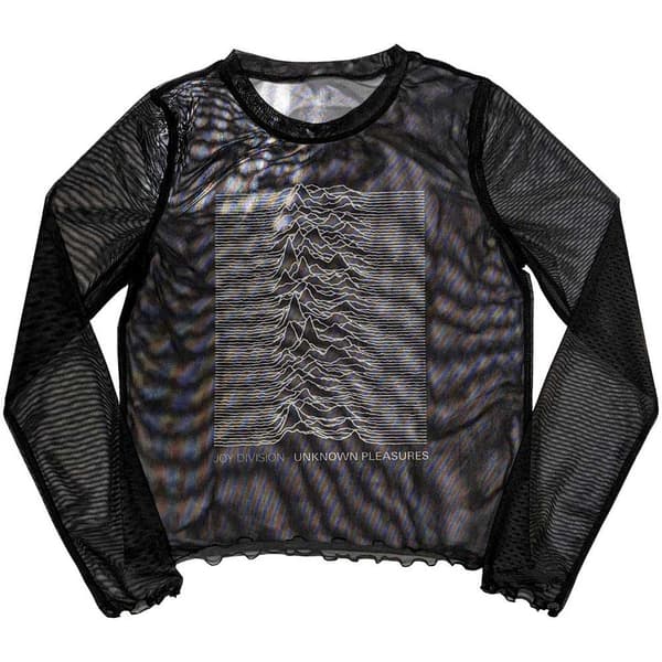 Joy Division Dam/Lady Unknown Pleasures Långärmad t-shirt med grönsaksbestick