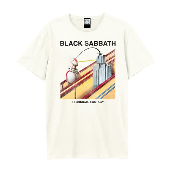 Amplified Unisex vuxen Techincal Ecstacy Black Sabbath Vintage T-shirt