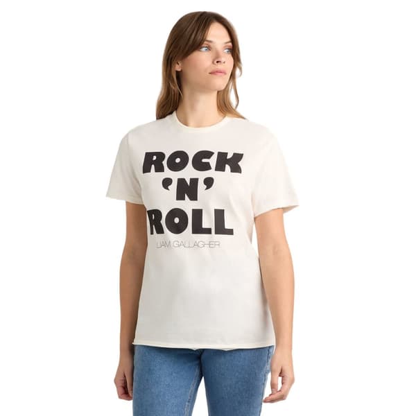 Amplified Unisex Adult Rock N Roll Liam Gallagher Vintage T-Shirt