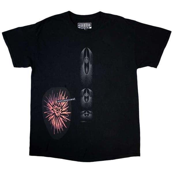 Travis Scott Unisex T-shirt med ryggtryck för vuxna Summer Run 2023 Dublin Black XXL