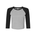 Pikkukuva 1 / 3: Bella + Canvas Womens/Ladies Contrast Heather Crop Top