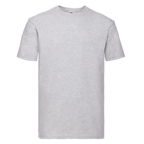 Fruit of the Loom Mens Super Premium Heather T-Shirt Grey L