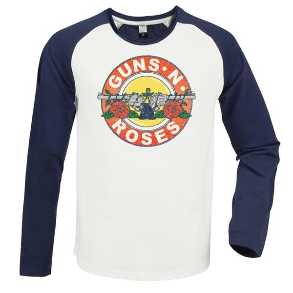 Amplified Unisex Adult Vintage Bullet Guns N Roses Vintage T-Shirt