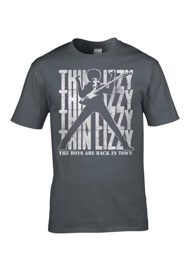 Thin Lizzy Boys Are Back in Town Grå Large