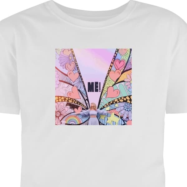 Voksen T-shirt | Behagelig T-shirt til Voksne Taylor Swift - ME! Hvid Medium