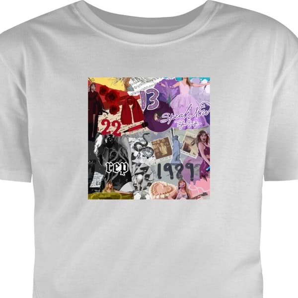 Vuxen-T-shirt | Bekväm T-shirt för Vuxna Taylor Swift - 13 22