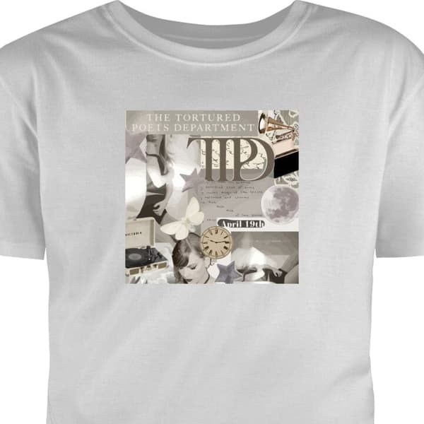 Aikuisten T-paita | Mukava T-paita Aikuisille Taylor Swift Harmaa X-Large