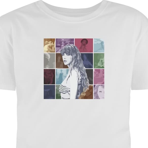 Vuxen-T-shirt | Bekväm T-shirt för Vuxna Taylor Swift - Färger Vit Large