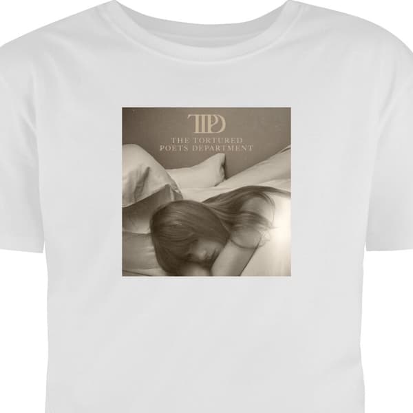 Vuxen-T-shirt | Bekväm T-shirt för Vuxna Taylor Swift - TTPD
