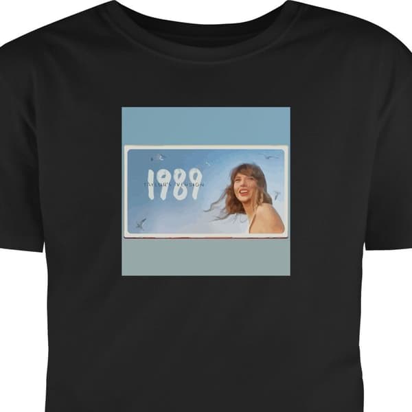 Vuxen-T-shirt | Bekväm T-shirt för Vuxna Taylor Swift - 1989