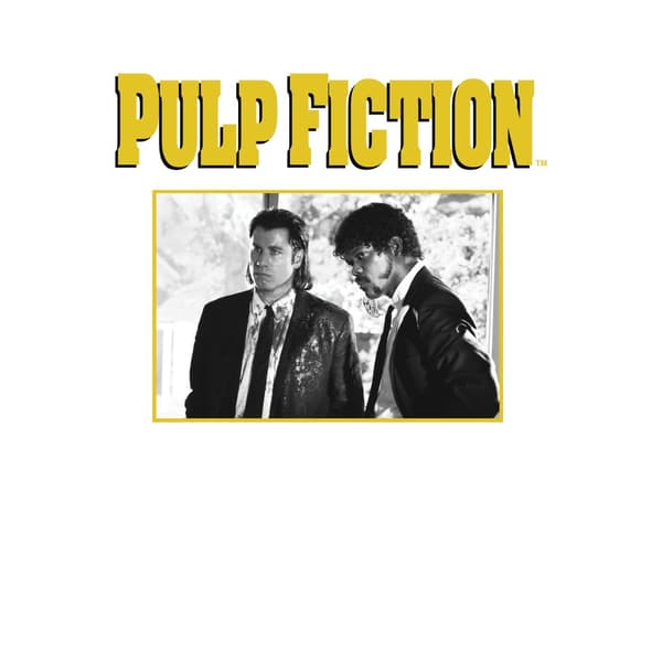 Pulp Fiction Unisex Adult Scene T-Shirt