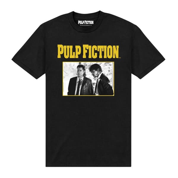 Pulp Fiction Unisex Adult Scene T-Shirt Black XL
