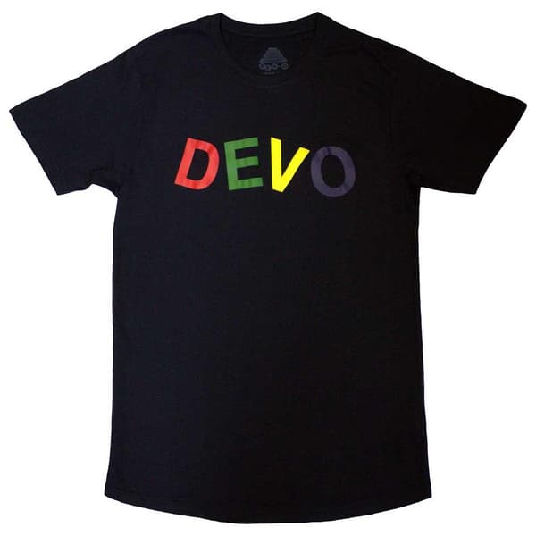 DEVO Unisex T-Shirt med logotyp för vuxna