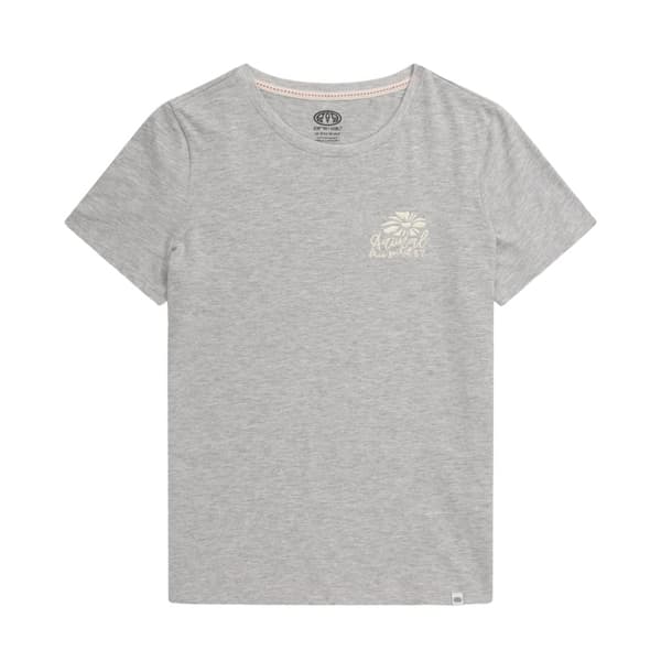 Animal Womens/Ladies Sunrise Carina Organic Cotton T-Shirt Grey 6 UK