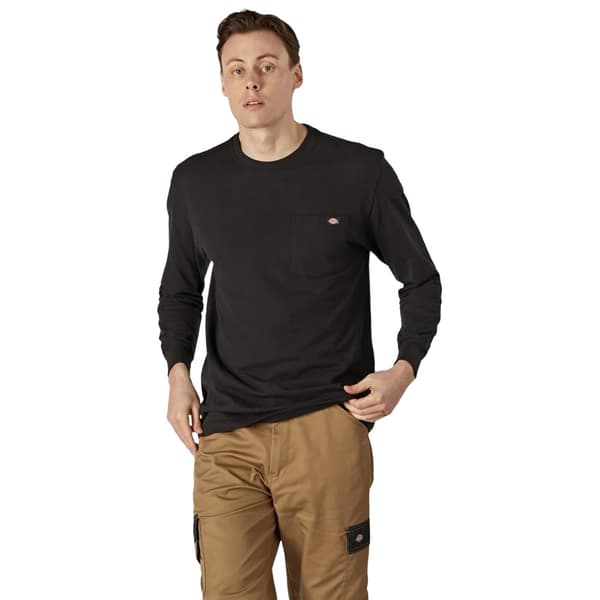 Dickies Mens Luray Pocket Long-Sleeved T-Shirt