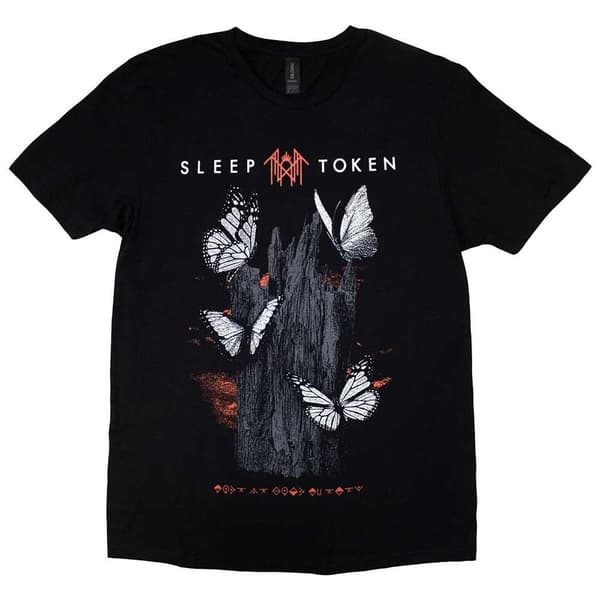 Sleep Token Unisex Adult Butterflies T-Shirt