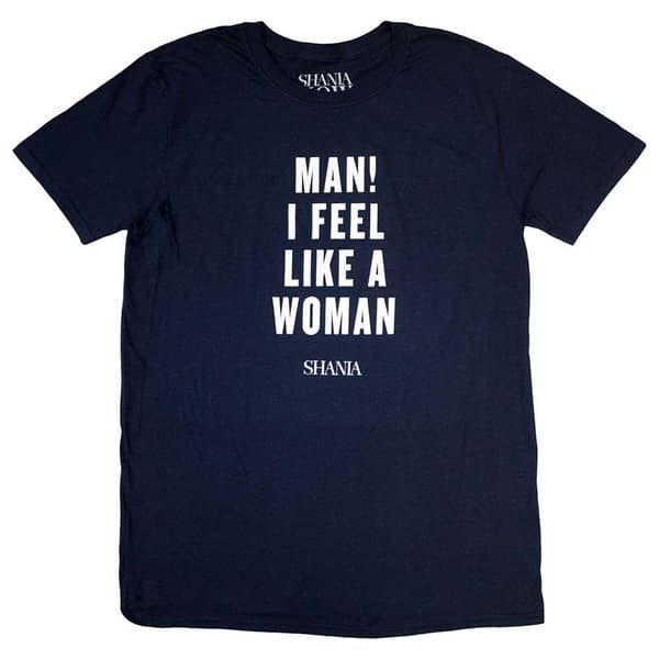 Shania Twain Unisex Adult Feel Like A Woman T-Shirt