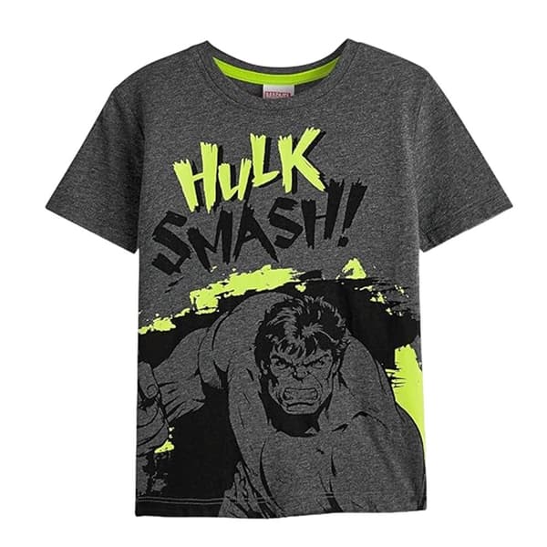 Marvel Boys Smash Logo T-Shirt (Pack of 2)