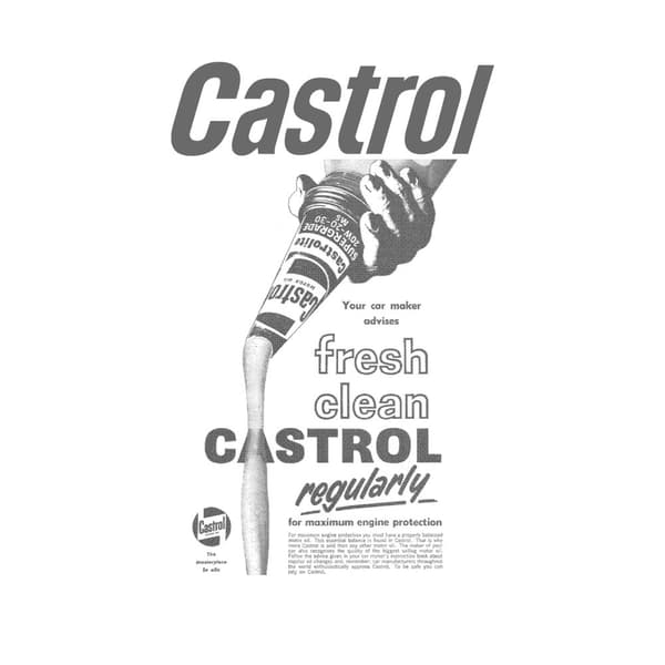 Castrol Unisex Adult Fresh Clean T-Shirt
