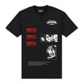 Miniatyrbilde 1 av 3: Horror Line Unisex Adult Multi Images T-Shirt