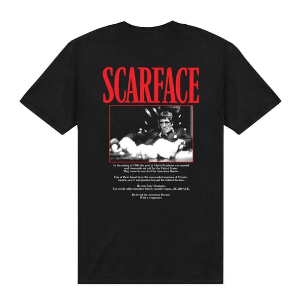 Scarface T-shirt med fototryck för vuxna, unisex