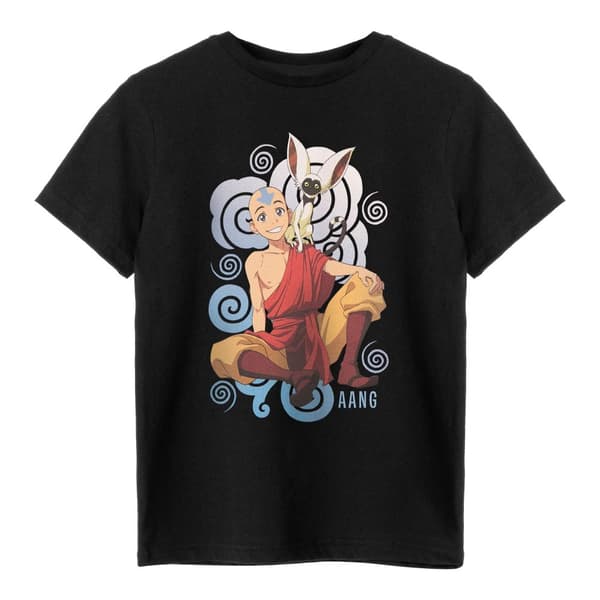 Avatar: The Last Airbender Childrens/Kids Aang & Momo T-Shirt