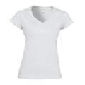 Miniatyrbild 1 av 3: Gildan T-shirt med V-hals, dam/dam, Soft Touch