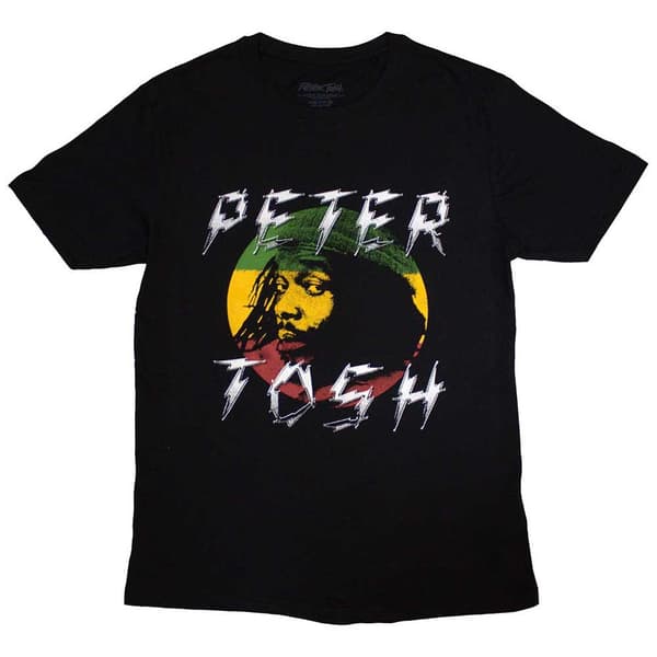 Peter Tosh Unisex Adult Lightning Logo T-Shirt