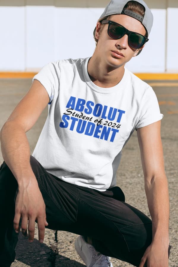 Studenten T-shirt Absolut student 2024