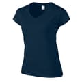 Miniatyrbillede 3 af 3: Gildan Womens/Ladies Soft Touch V Neck T-Shirt