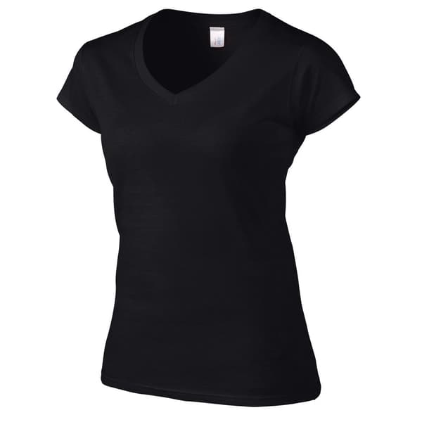 Gildan Womens/Ladies Soft Touch V Neck T-Shirt