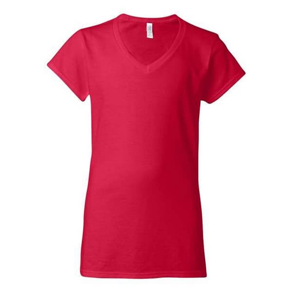 Gildan Womens/Ladies Soft Touch V Neck T-Shirt