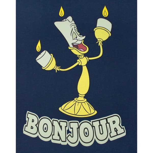 Beauty And The Beast Mens Bonjour T-Shirt