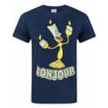 Pikkukuva 1 / 3: Beauty And The Beast Mens Bonjour T-Shirt
