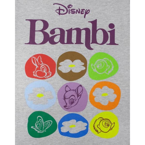 Bambi T-shirt med motiv för dam och dam