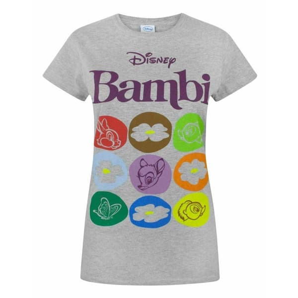 Bambi T-shirt med motiv för dam och dam