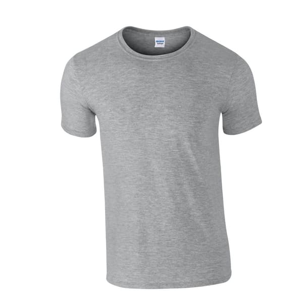 Gildan Unisex Adult Softstyle T-Shirt Sports Grey 3XL