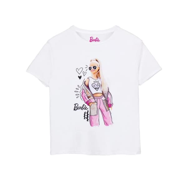Barbie Girls Doodle Barbie Pose T-Shirt