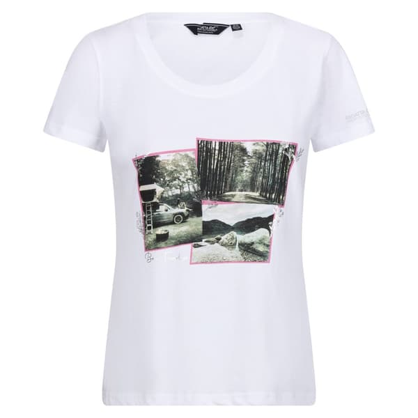 Regatta Womens/Ladies Filandra VIII Photograph T-Shirt White 18 UK