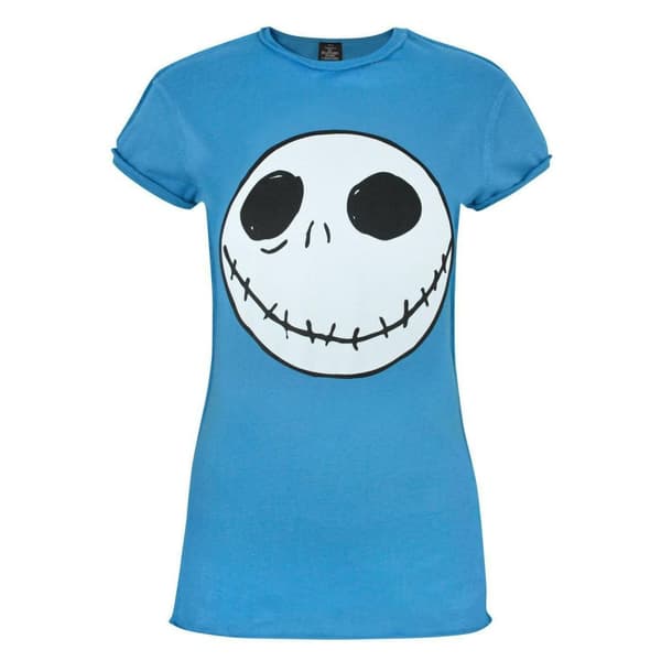 Nightmare Before Christmas Womens/Ladies Jack Skellington Reverse Seam T-Shirt