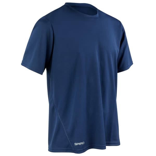 Spiro Unisex Adult Performance Quick Dry T-Shirt Navy L