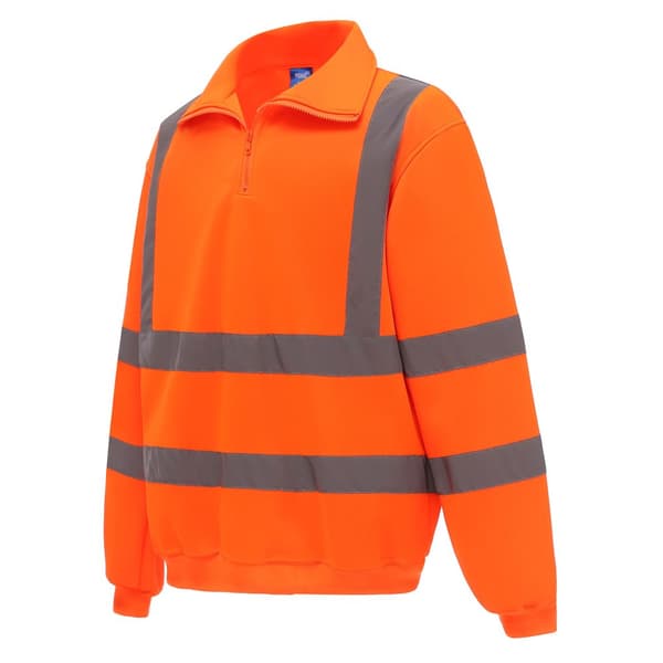 Yoko Unisex vuxen långärmad säkerhets-T-shirt med hög visibilitet