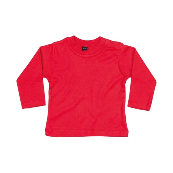 Babybugz Baby enfärgad långärmad T-shirt