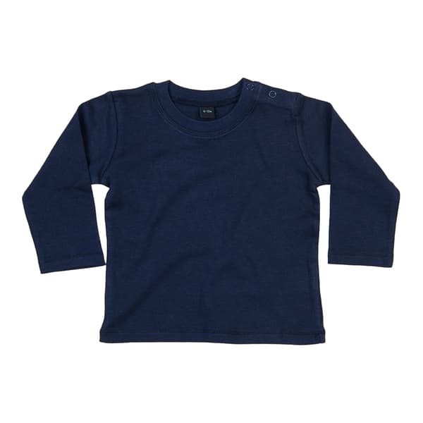 Babybugz Baby enfärgad långärmad T-shirt