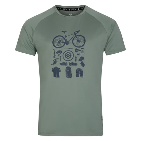 Dare 2B Tech Cycle T-Shirt för herrar Lilypad Green 3XL