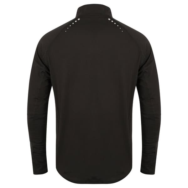 Tombo Mens Quarter Zip Long-Sleeved Top