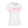 Pikkukuva 3 / 4: Mountain Warehouse Womens/Ladies Postcard Palm Organic T-Shirt