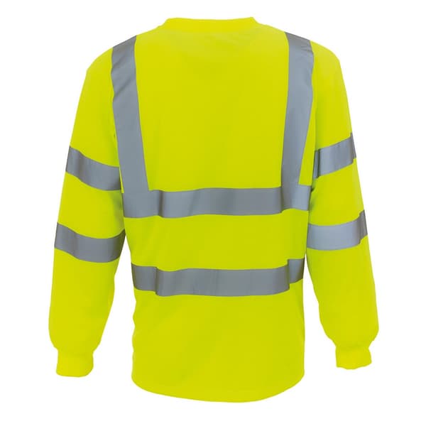 Yoko Unisex Adult High-Vis Long-Sleeved T-Shirt