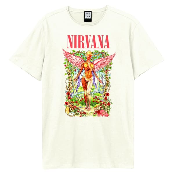 Amplified Unisex Adult In Utero Wilderness Nirvana T-Shirt