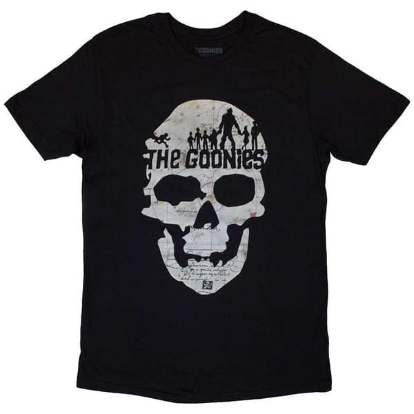 The Goonies Unisex Adult Skeleton T-Shirt Black L